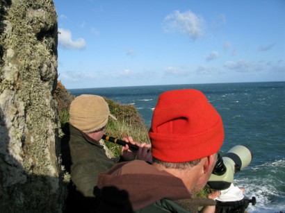 Ceri and Ben at Strumble Head