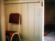 Pre renovation bathroom/kitchen. Photo by Ben Stammers