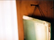 Bathroom mirror. Photo by Ben Stammers