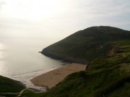 The beach at Mwnt